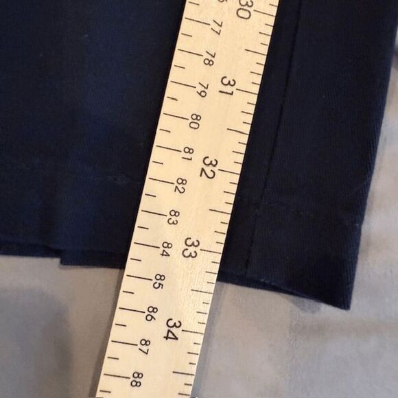 Timber Creek Navy Blue Flat Front Men's Trousers Khakis Chinos Size 34x34 - Picture 10 of 12